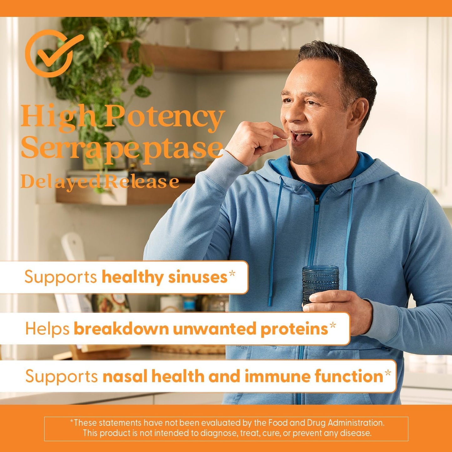 Doctor's Best High Potency Serrapeptase, 120,000 SPU, 90 Veggie Caps